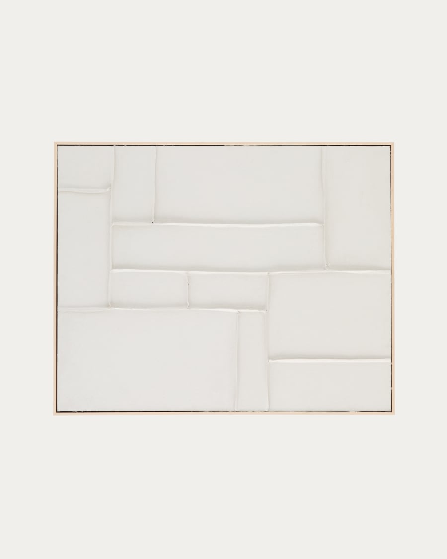 White Linen Japandi Wall Art