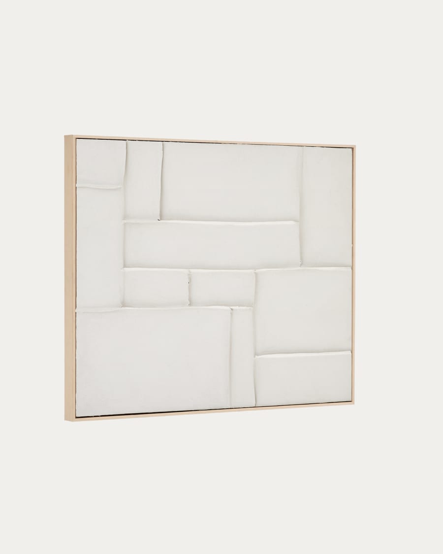 White Linen Japandi Wall Art