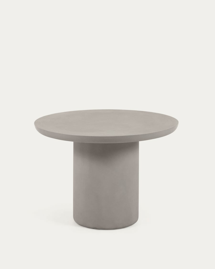 Round Concrete Japandi Table