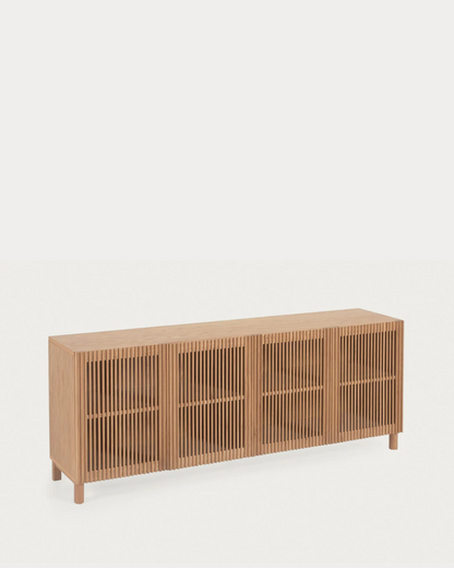 Japandi Solid Oak Wood Sideboard