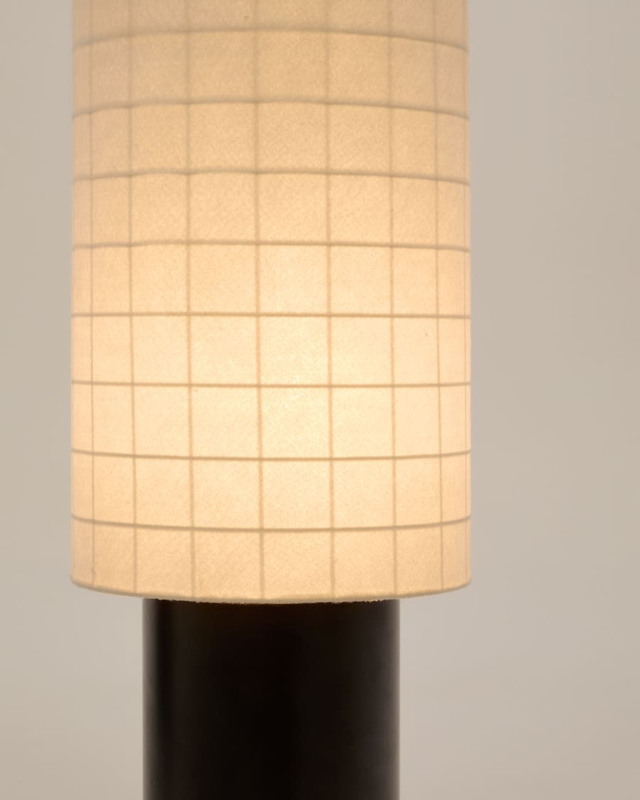 Cylindrical Japandi Floor Lamp