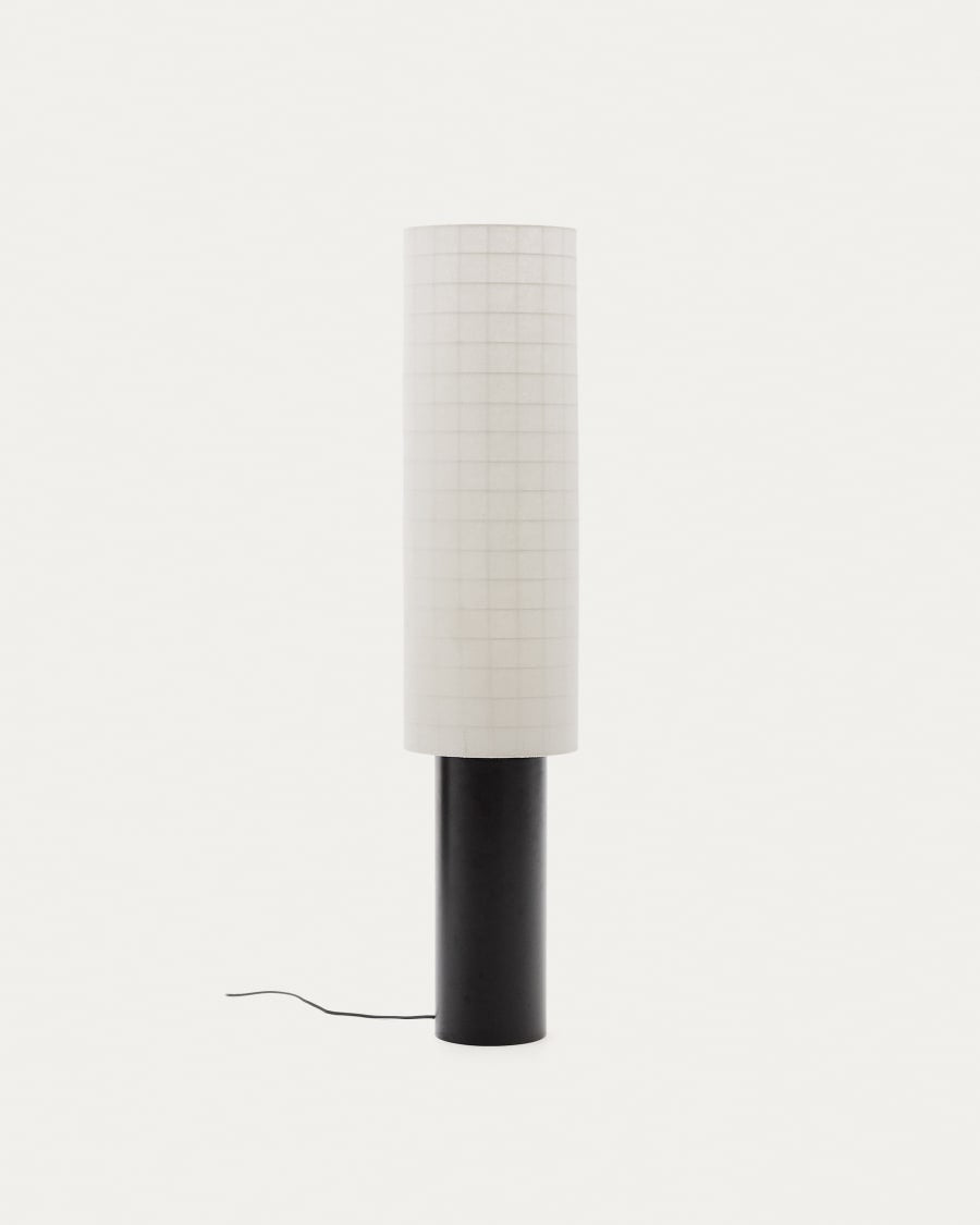 Cylindrical Japandi Floor Lamp