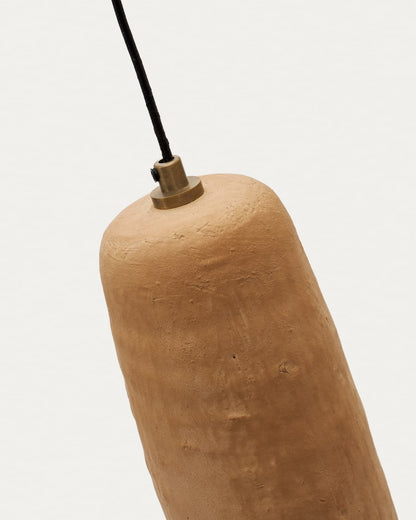 Japandi Terracotta Pendant Light