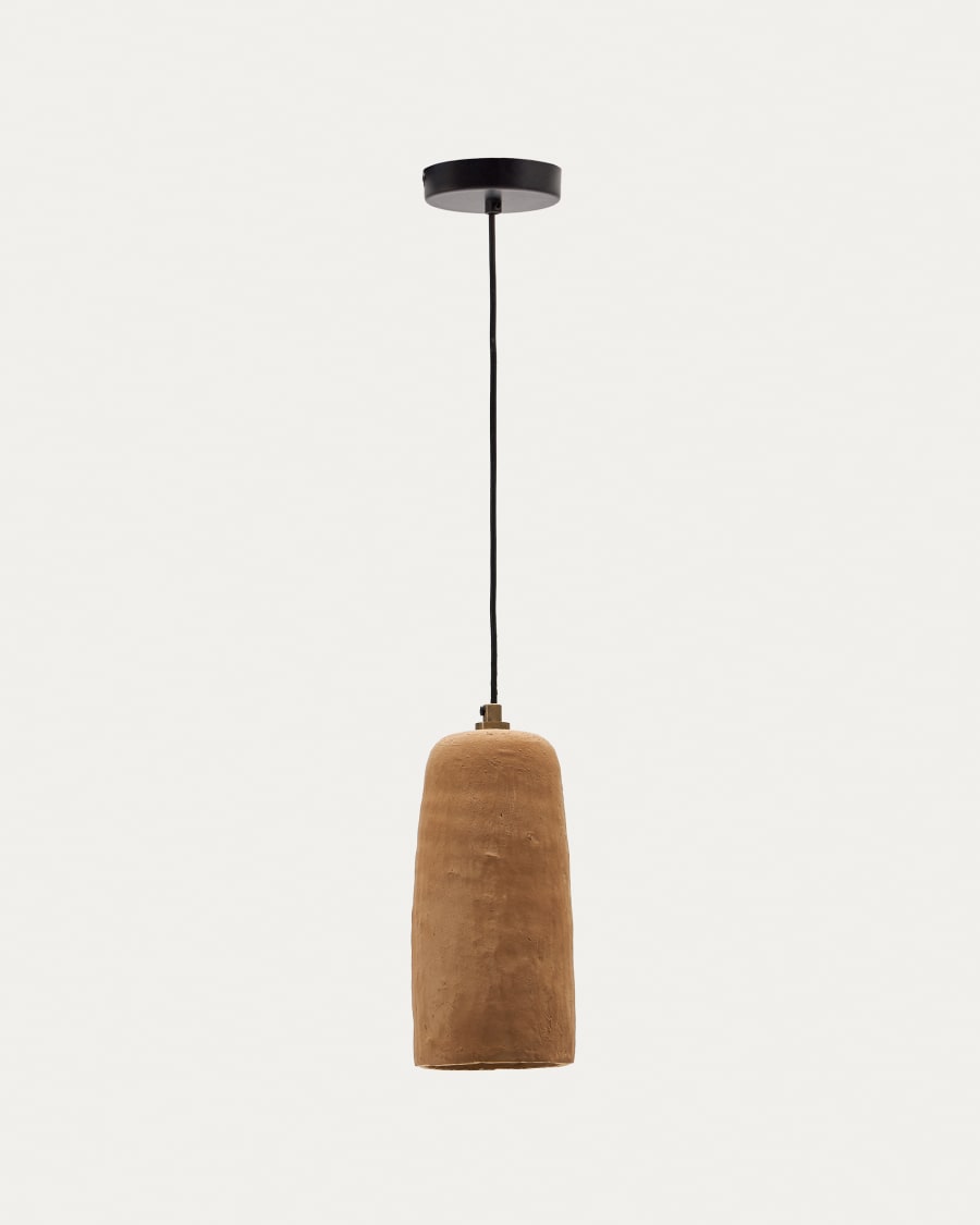 Japandi Terracotta Pendant Light