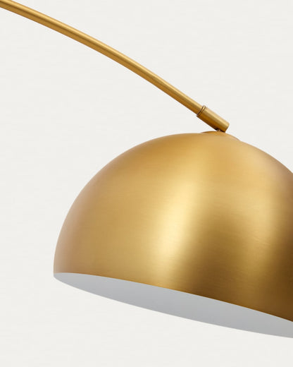 Japandi Brass Floor Lamp