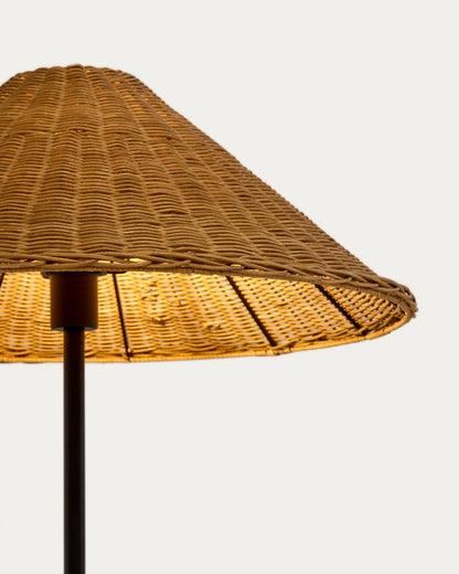 Japandi Rattan Floor Lamp