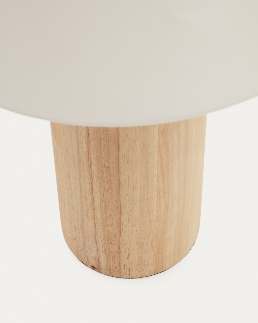 Natural Wood Japandi Floor Lamp