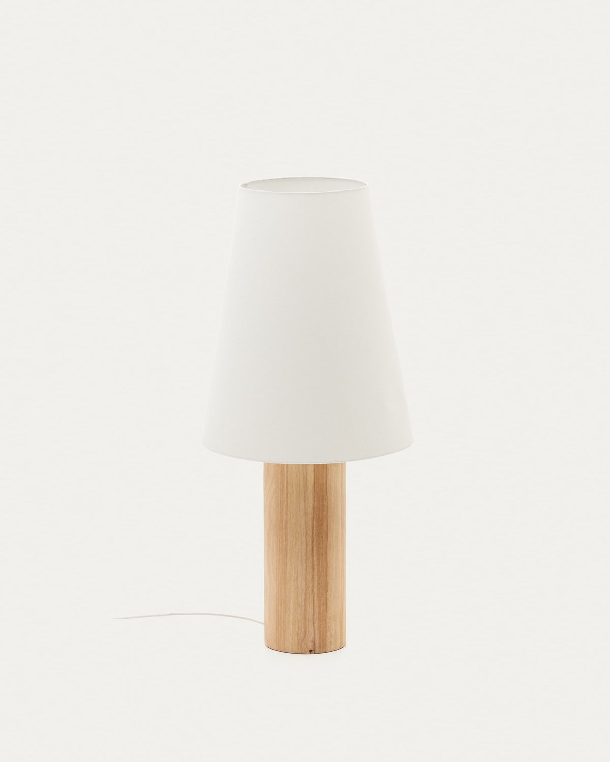 Natural Wood Japandi Floor Lamp in solid wood