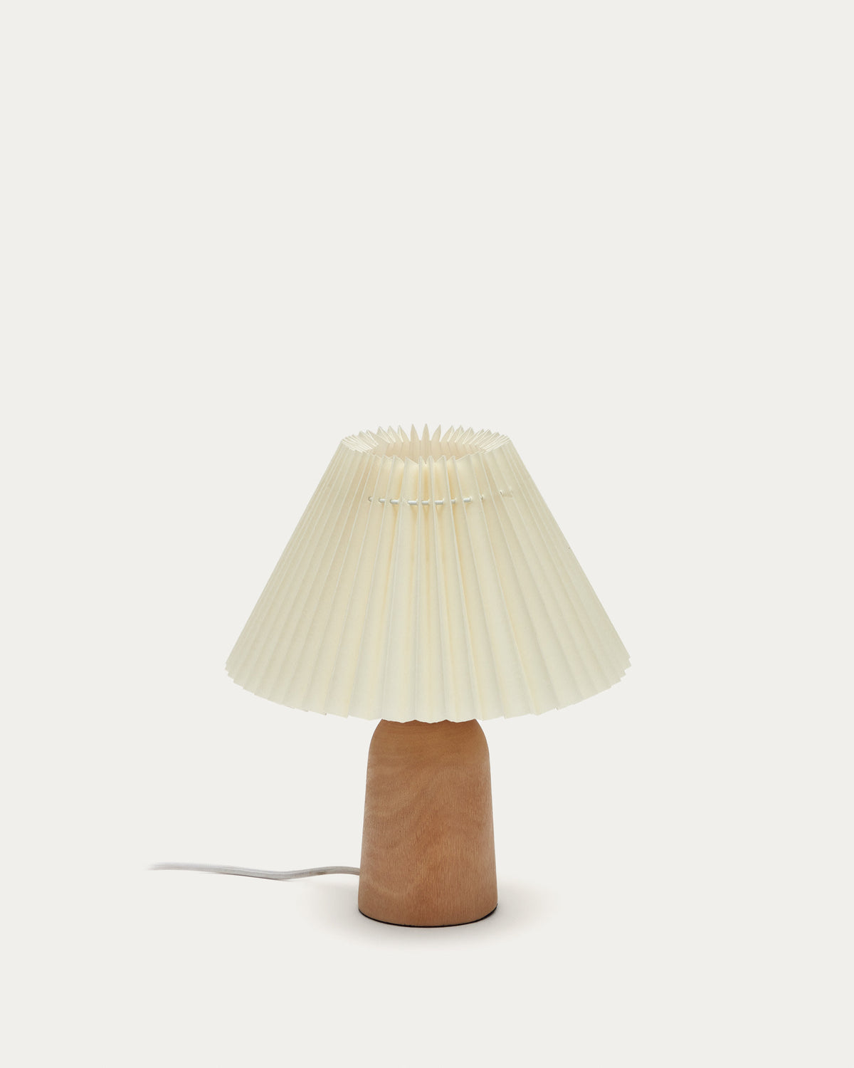 Scalloped Japandi Table Lamp
