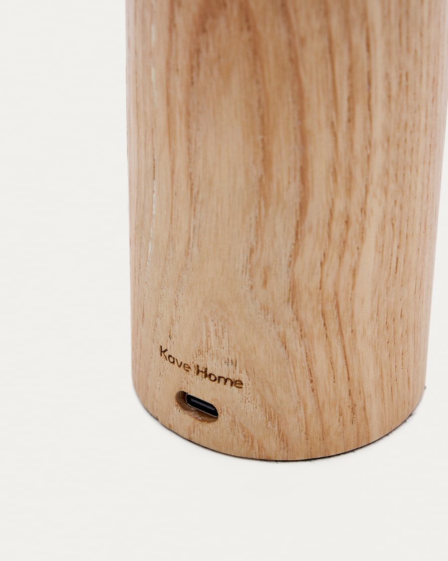 Japandi Wooden Table Lamp