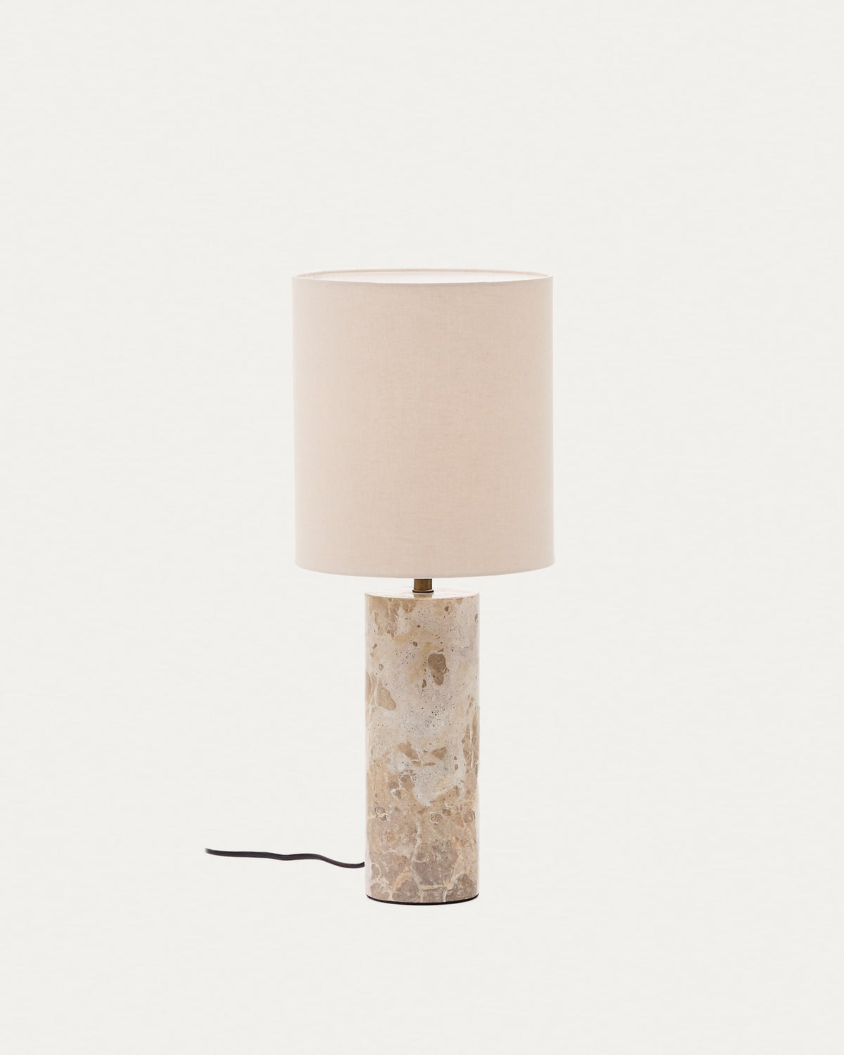 Beige Marble Japandi Table Lamp