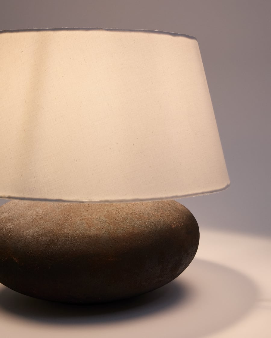Organic Japandi Table Lamp