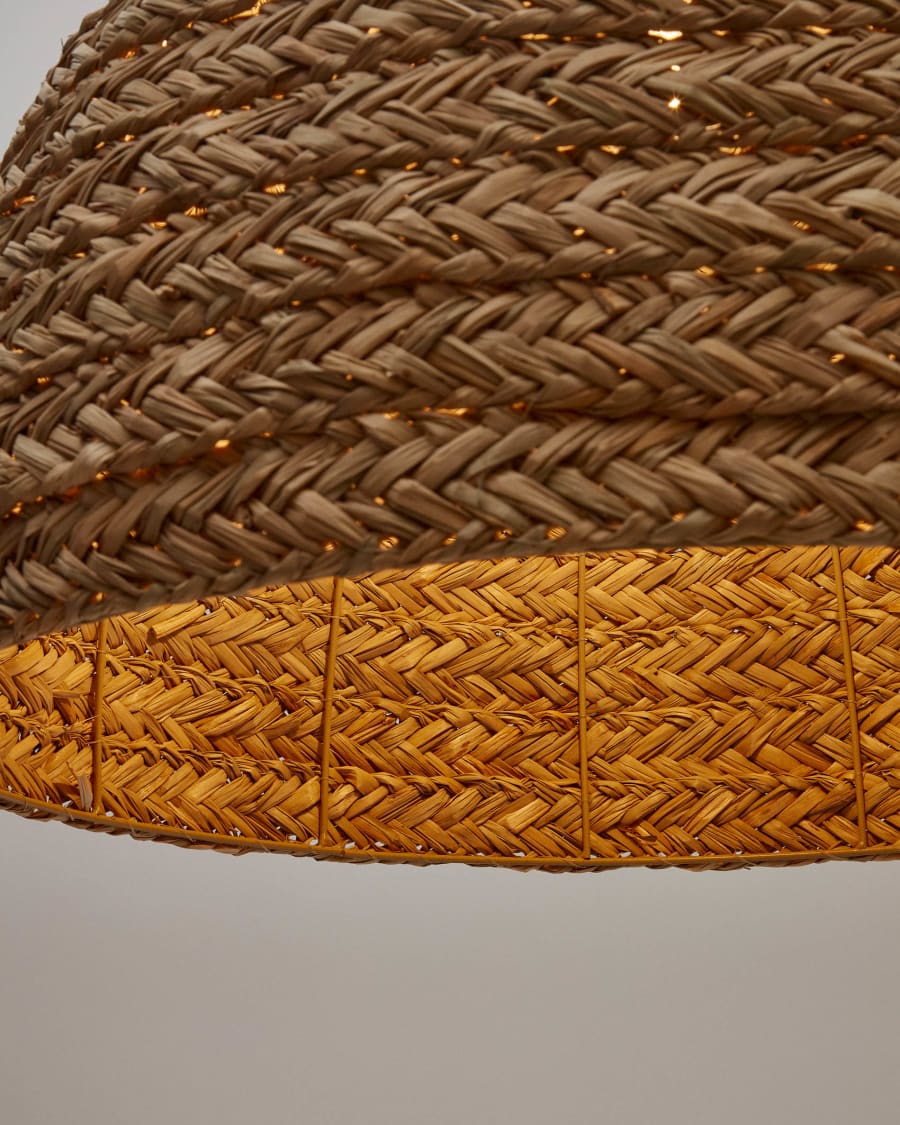 Japandi Wicker Pendant Light