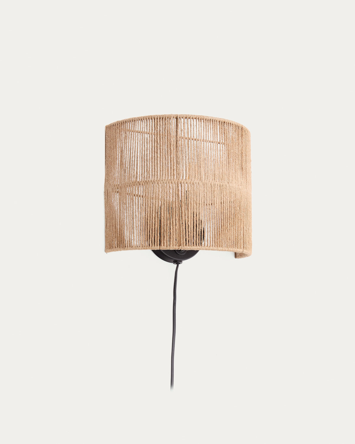 Natural Jute Japandi Wall Light