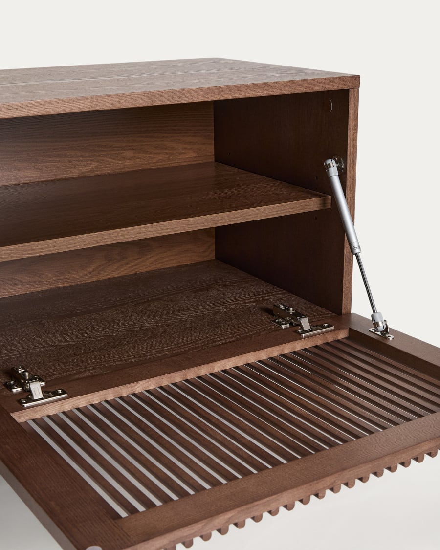 Japandi Fluted TV Stand