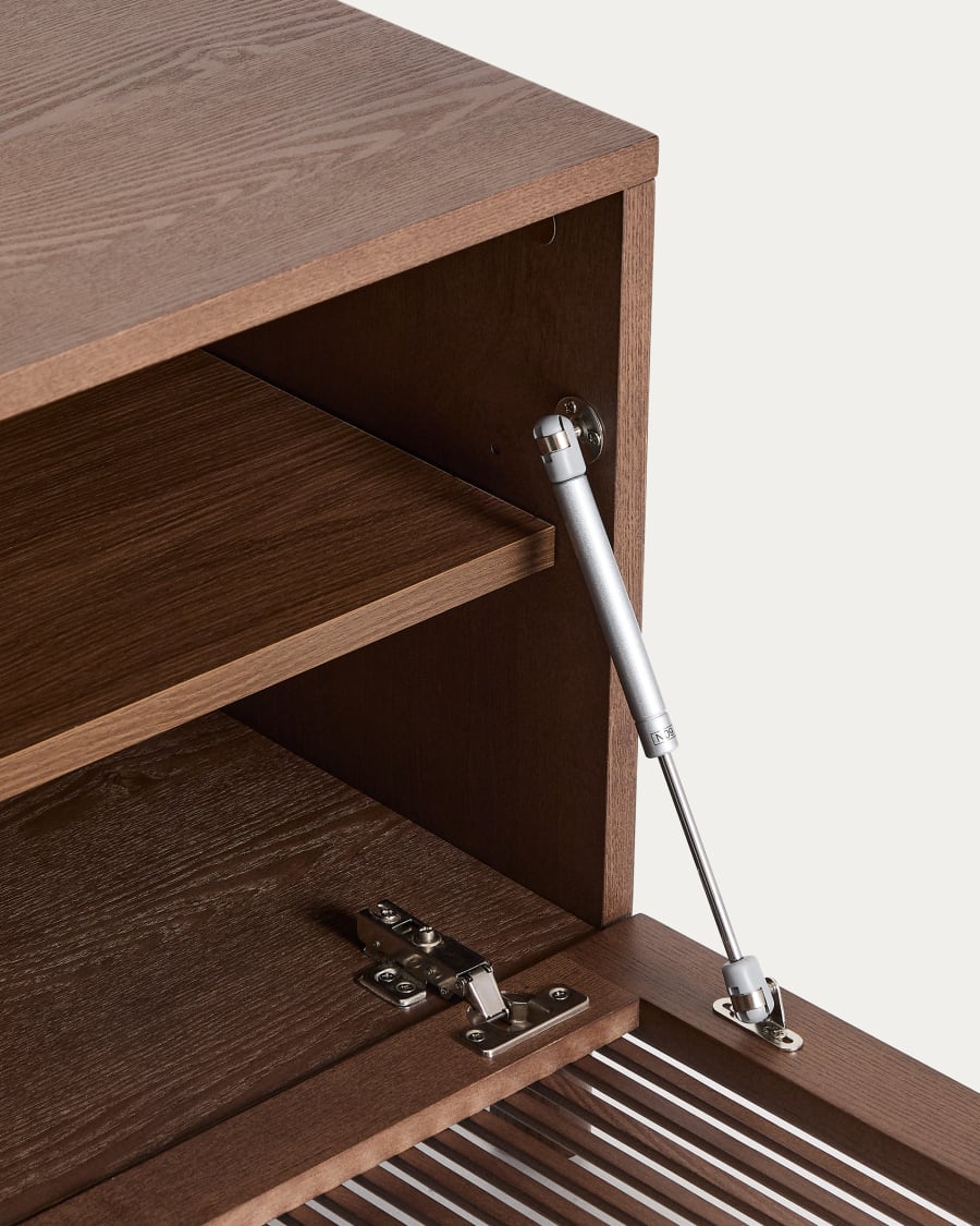 Japandi Fluted TV Stand