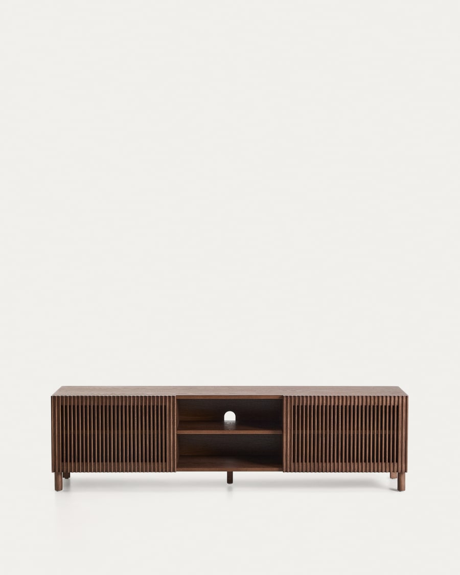 Japandi Fluted TV Stand