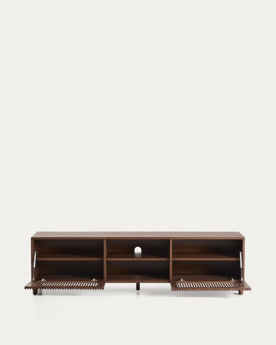 Japandi Fluted TV Stand