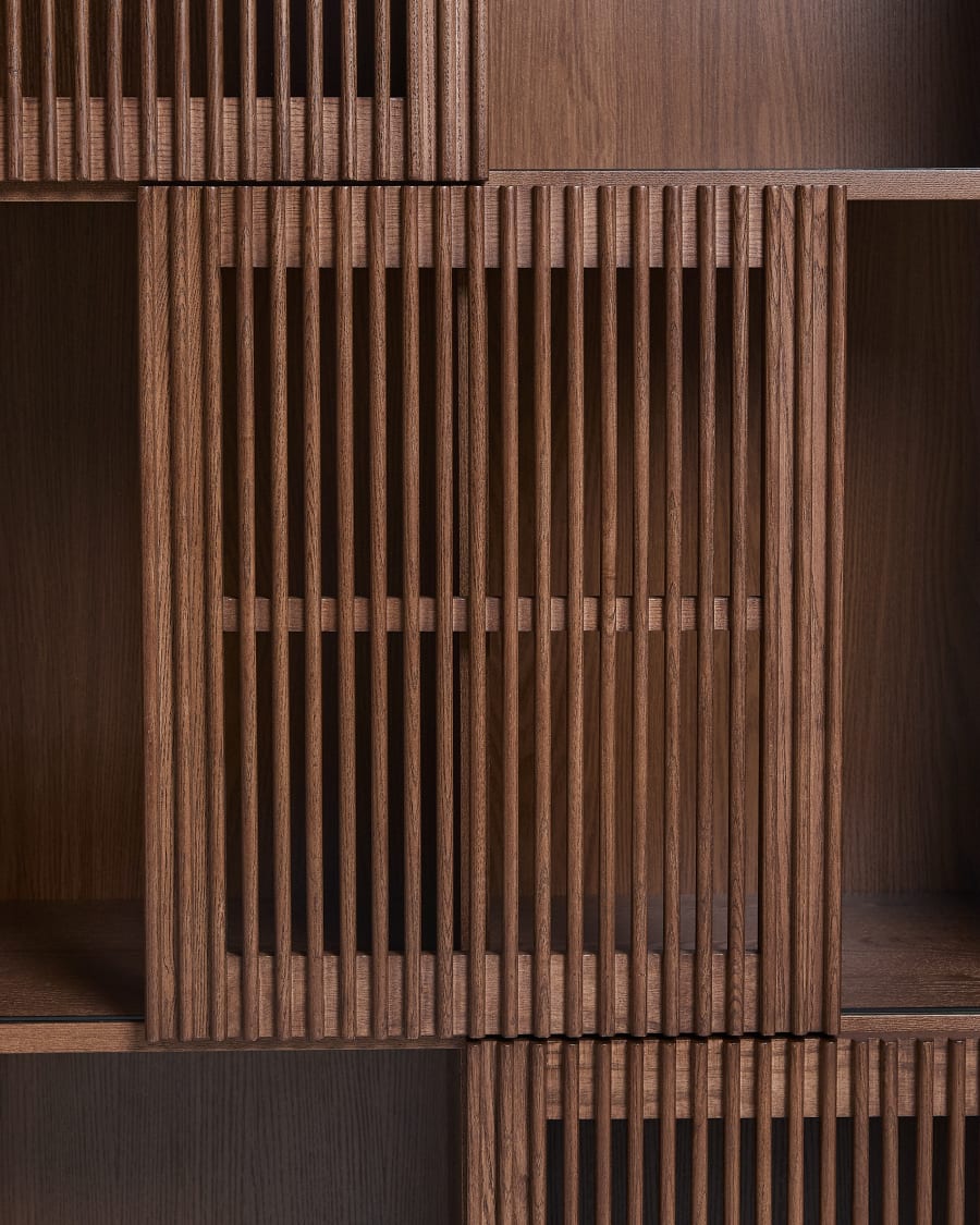 Walnut Japandi Shelf