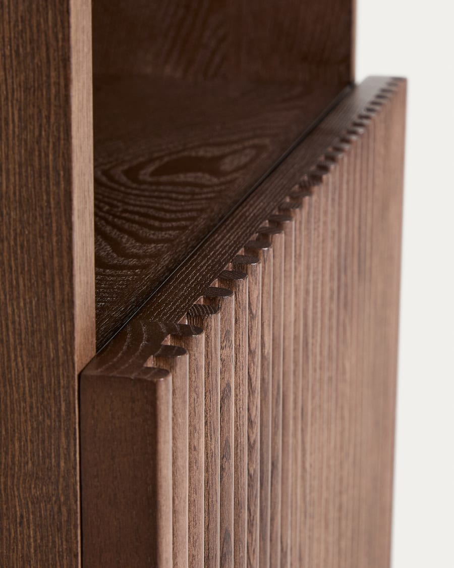 Japandi Walnut Nightstand