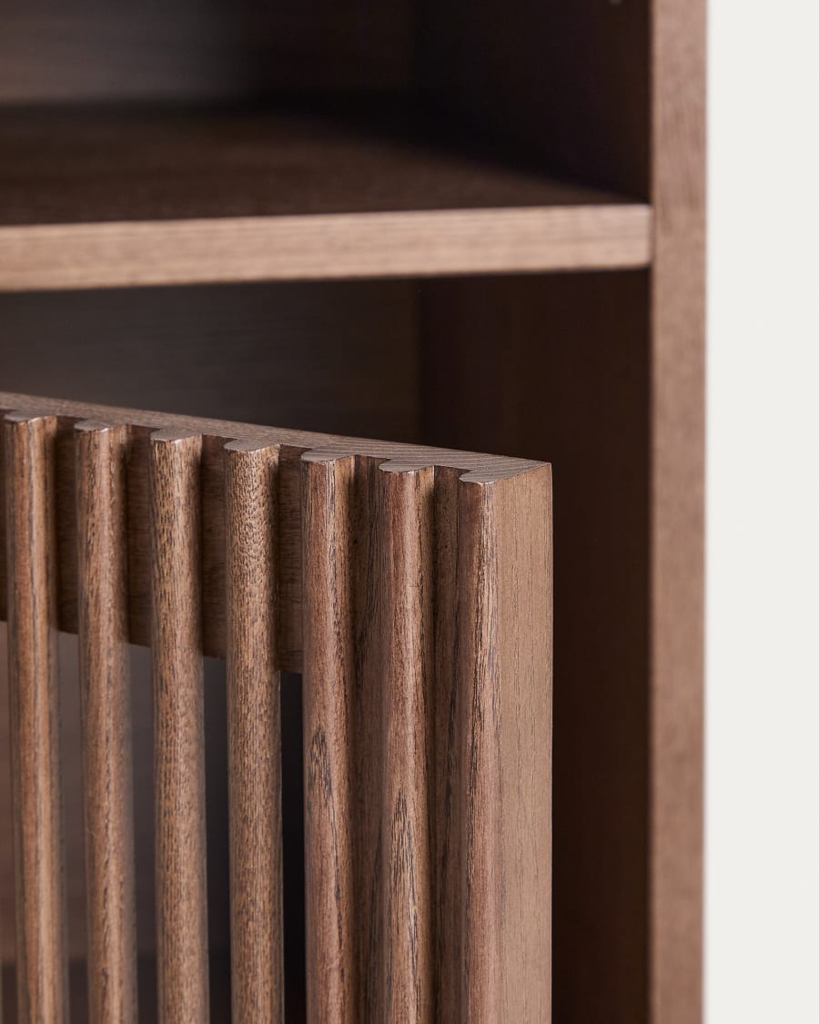 Japandi Walnut Nightstand