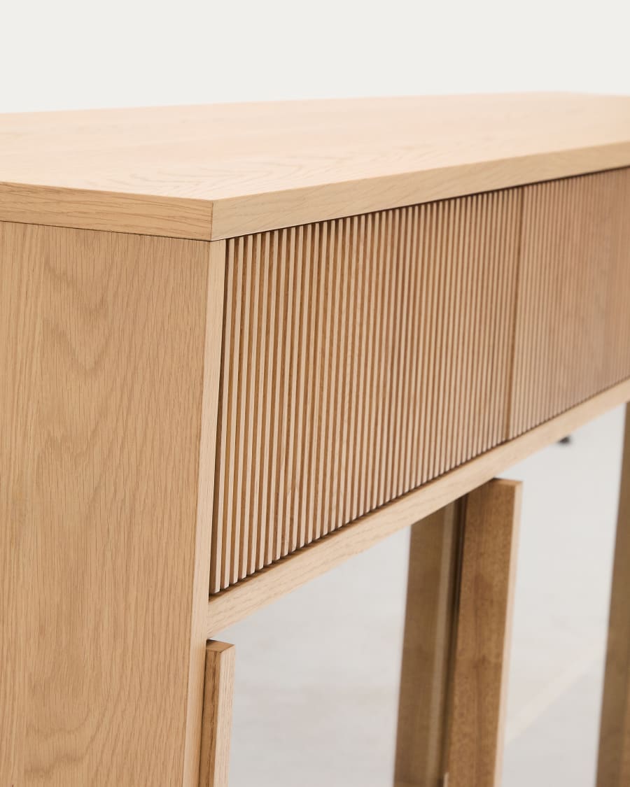 Japandi Wood & Glass Sideboard