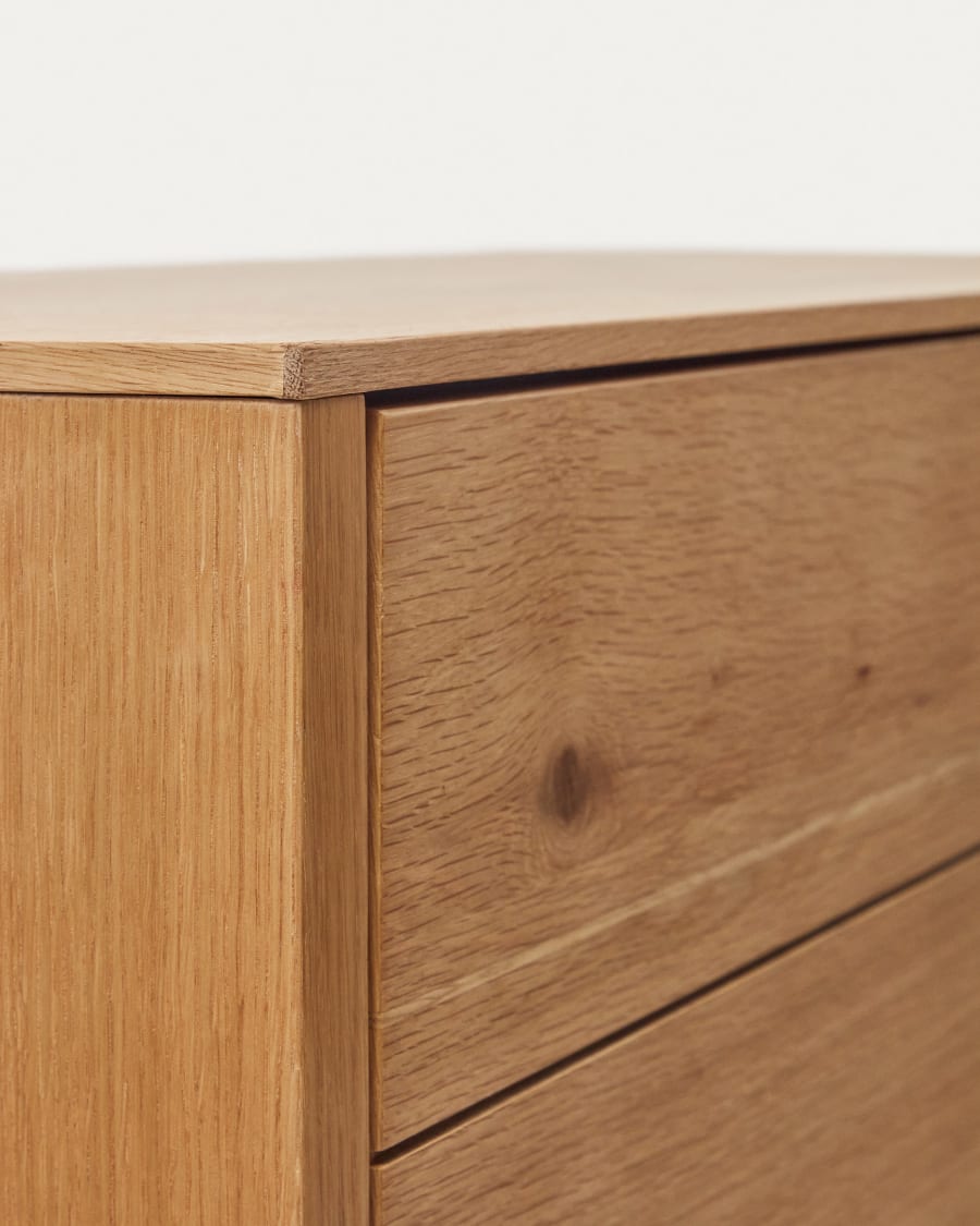Japandi Natural Finish Wood Sideboard