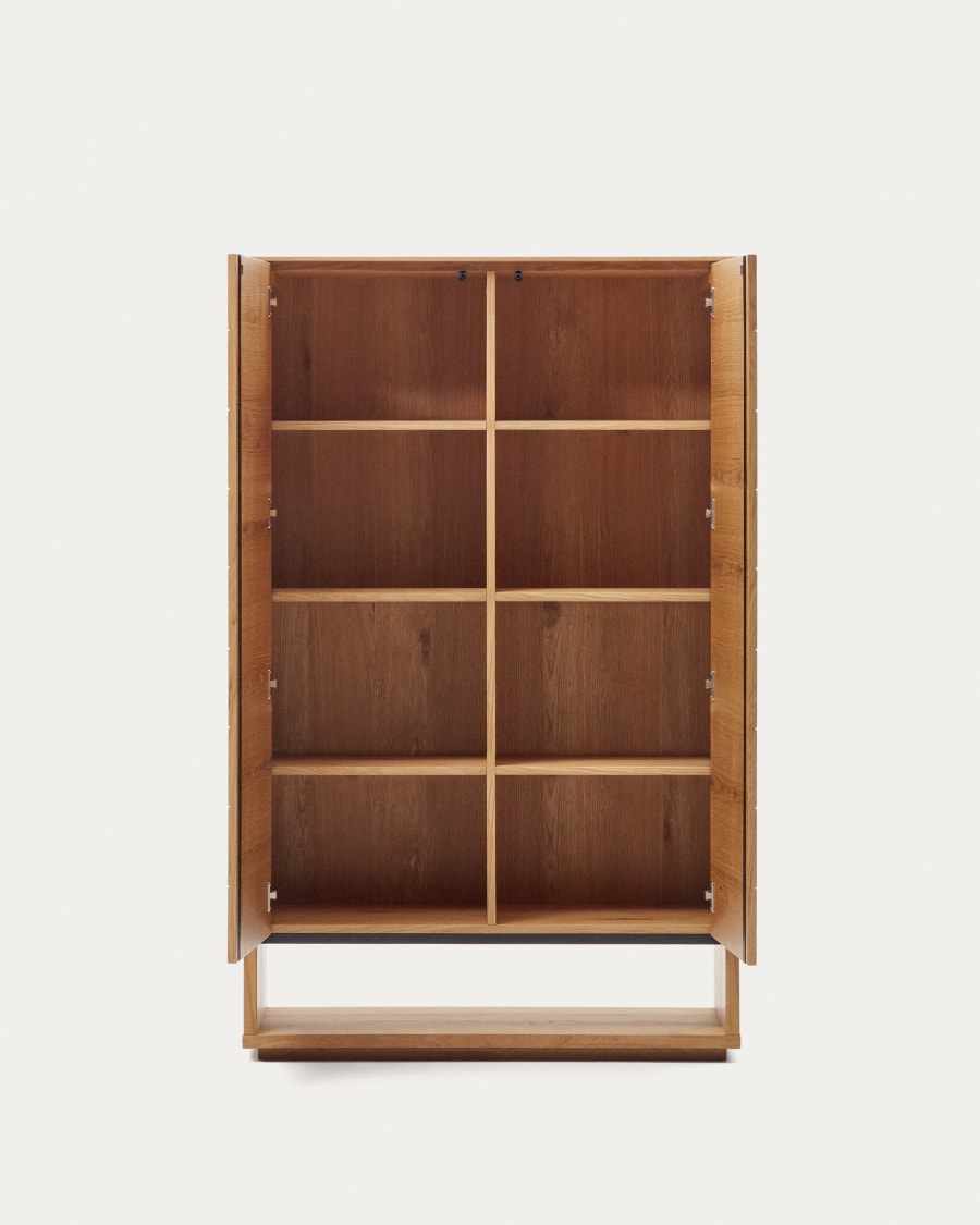 Japandi Natural Finish Wood Sideboard