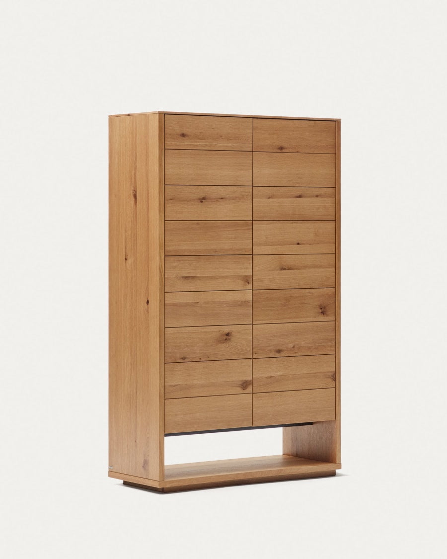 Japandi Natural Finish Wood Sideboard