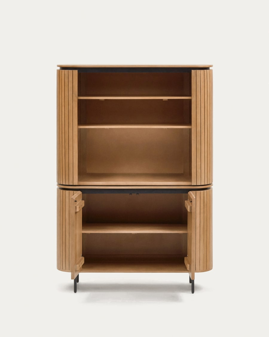 Tall Japandi Sideboard