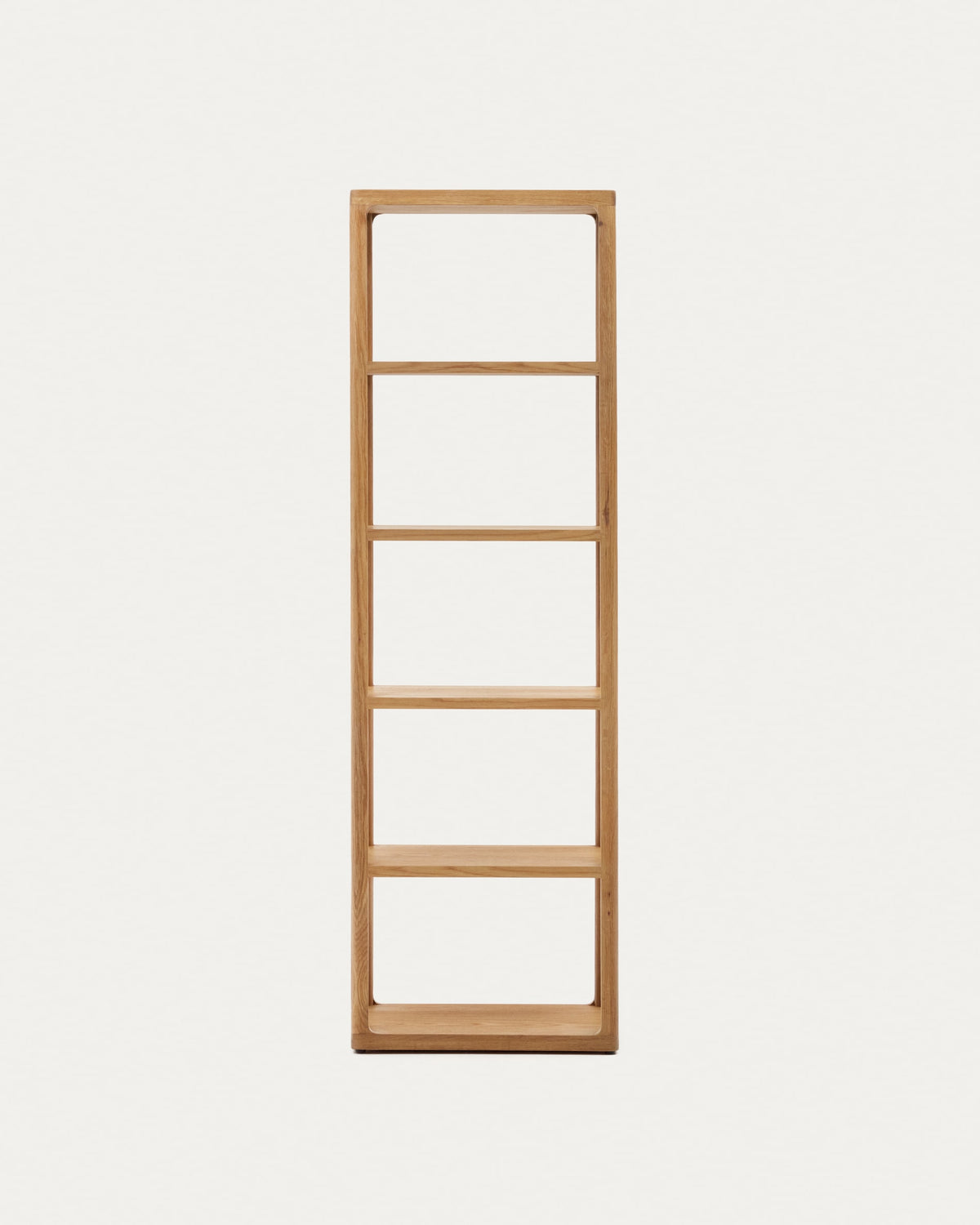 Japandi Ladder Shelf in solid oak