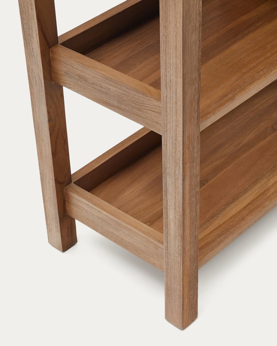 Solid Wood Japandi Shelf