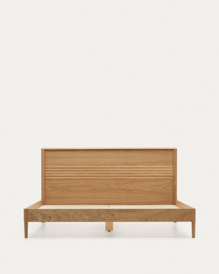 Japandi Wood Bed Frame