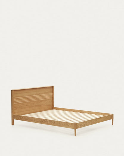 Japandi Wood Bed Frame