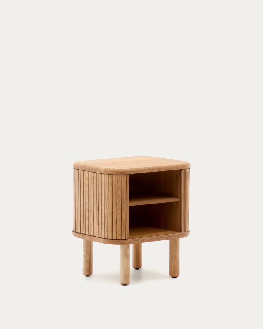 Japandi Wood Nightstand