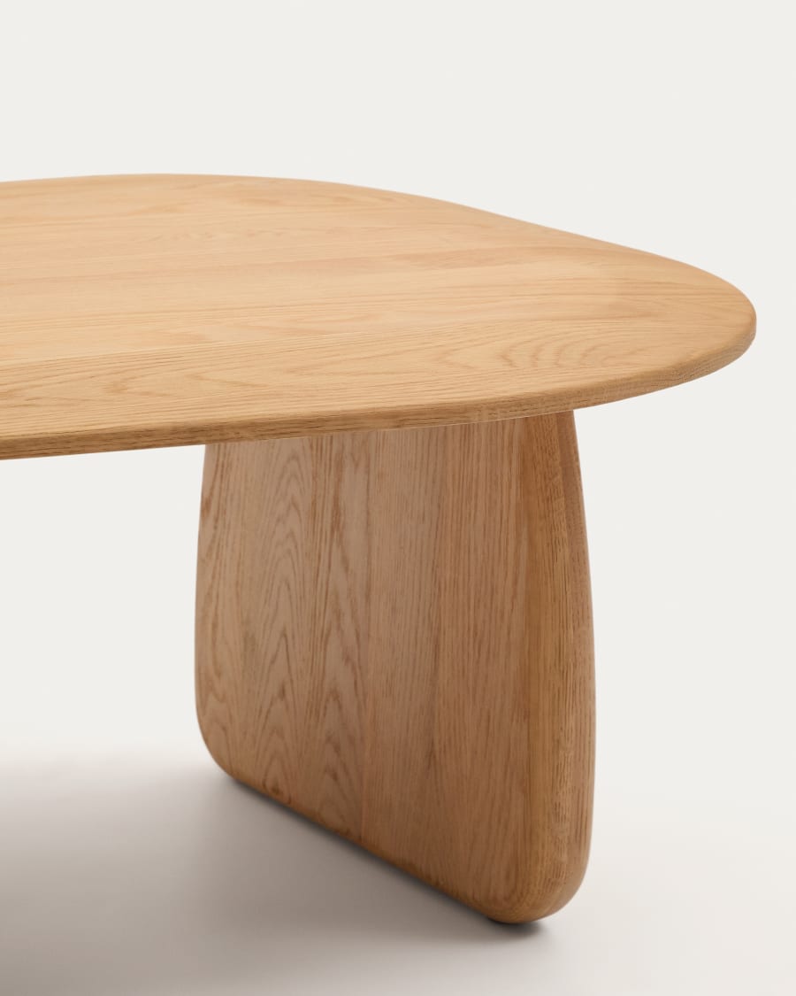 Organic Shape Japandi Side Table