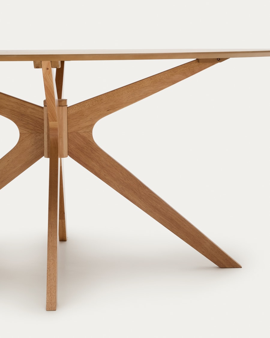 Japandi Oak Oval Table