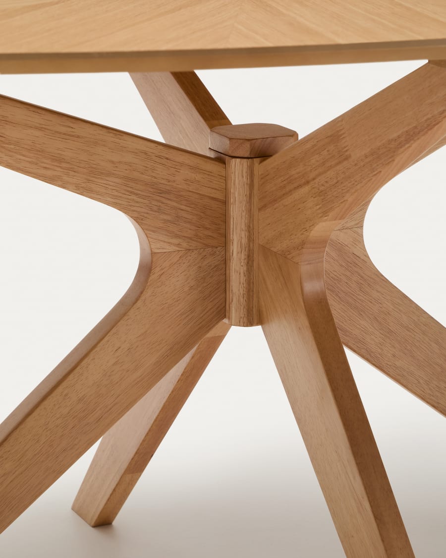 Japandi Oak Oval Table