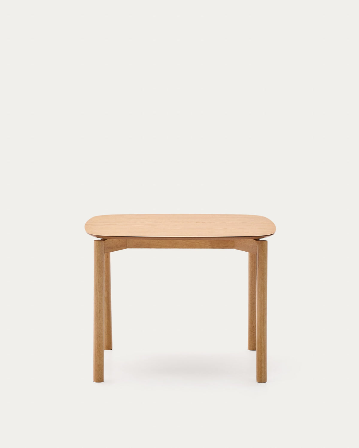 Small Japandi Square Table in ash veneer