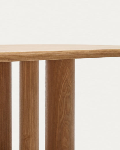 Japandi Wood Veneer Table