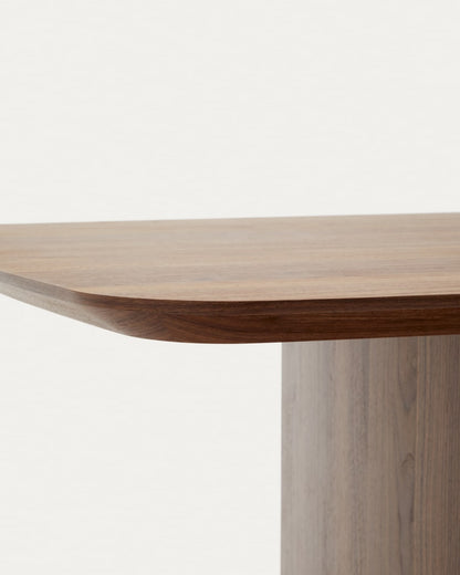 Japandi Dark Wood Table