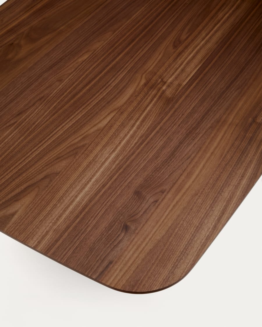 Japandi Dark Wood Table