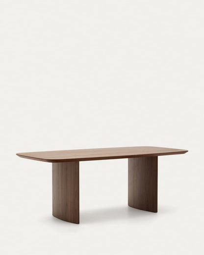 Japandi Dark Wood Table