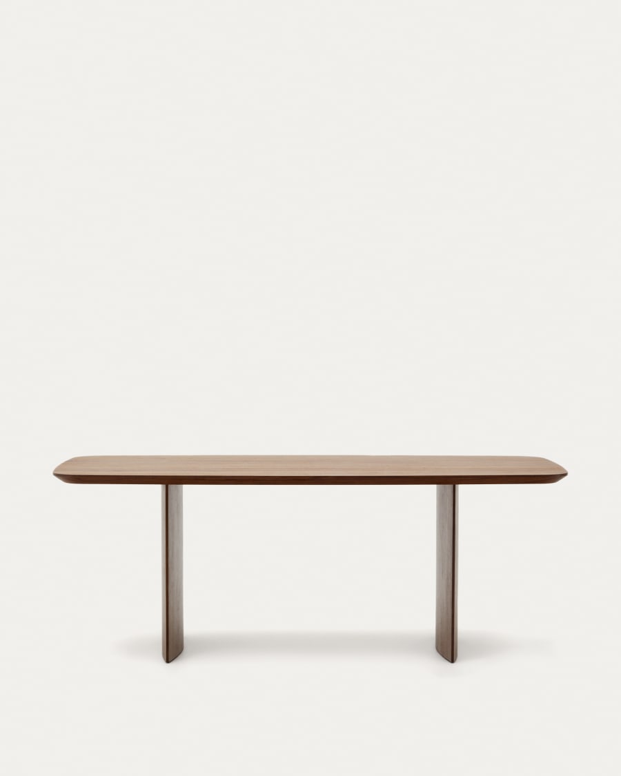 Japandi Dark Wood Table