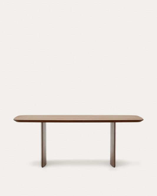 Japandi Dark Wood Table