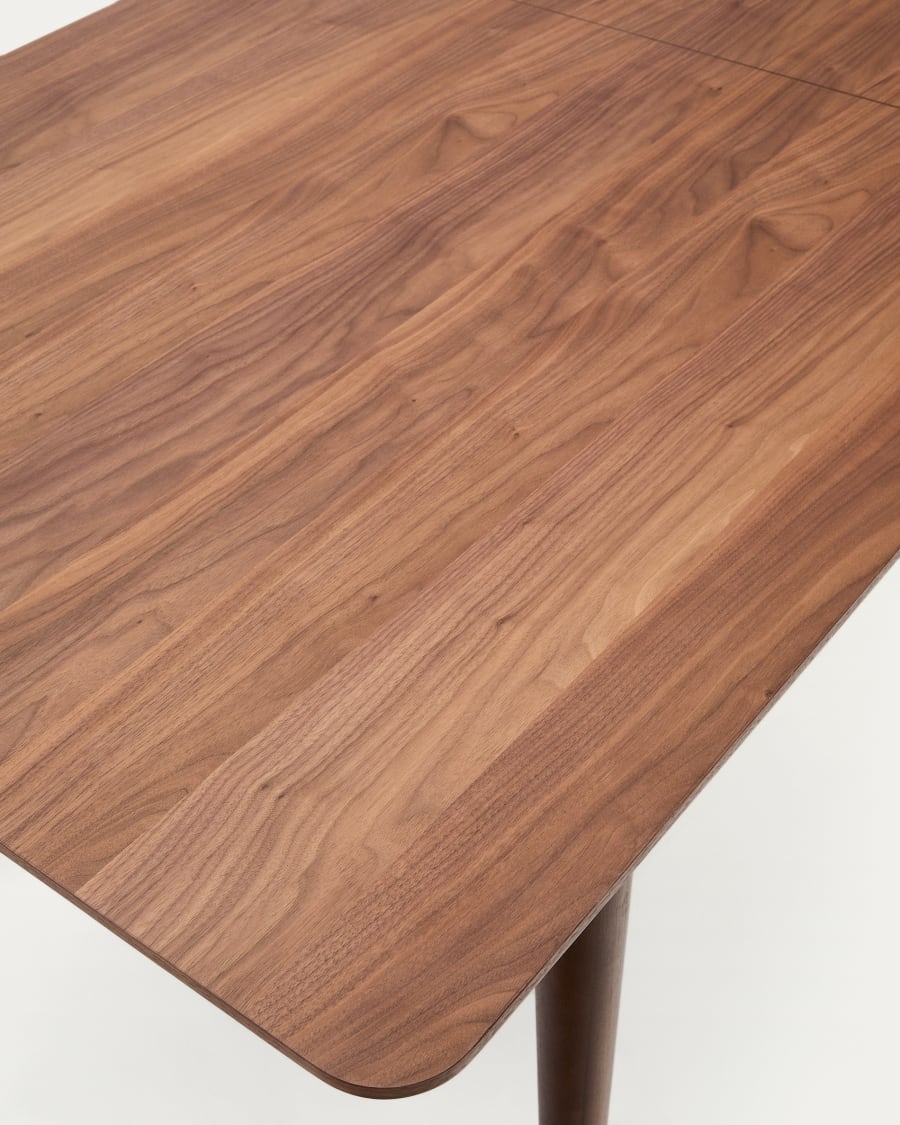 Walnut Japandi Extendable Table