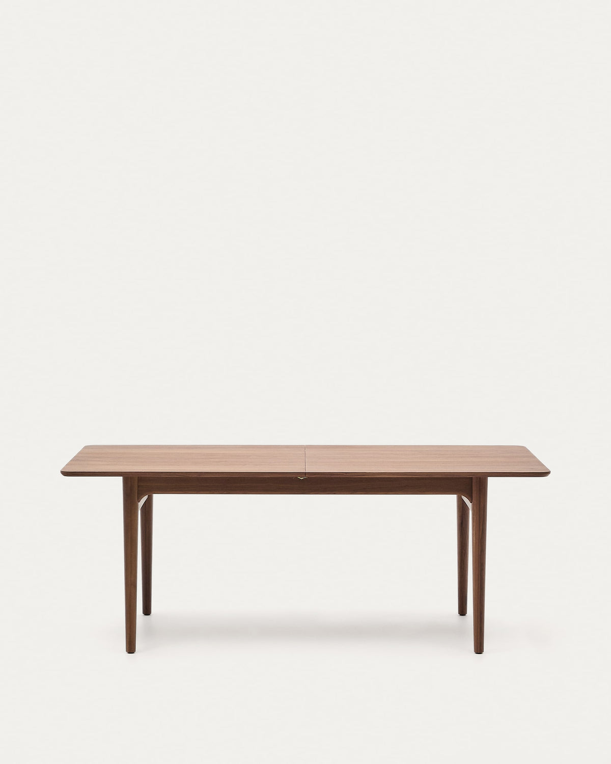 Walnut Japandi Extendable Table in solid walnut