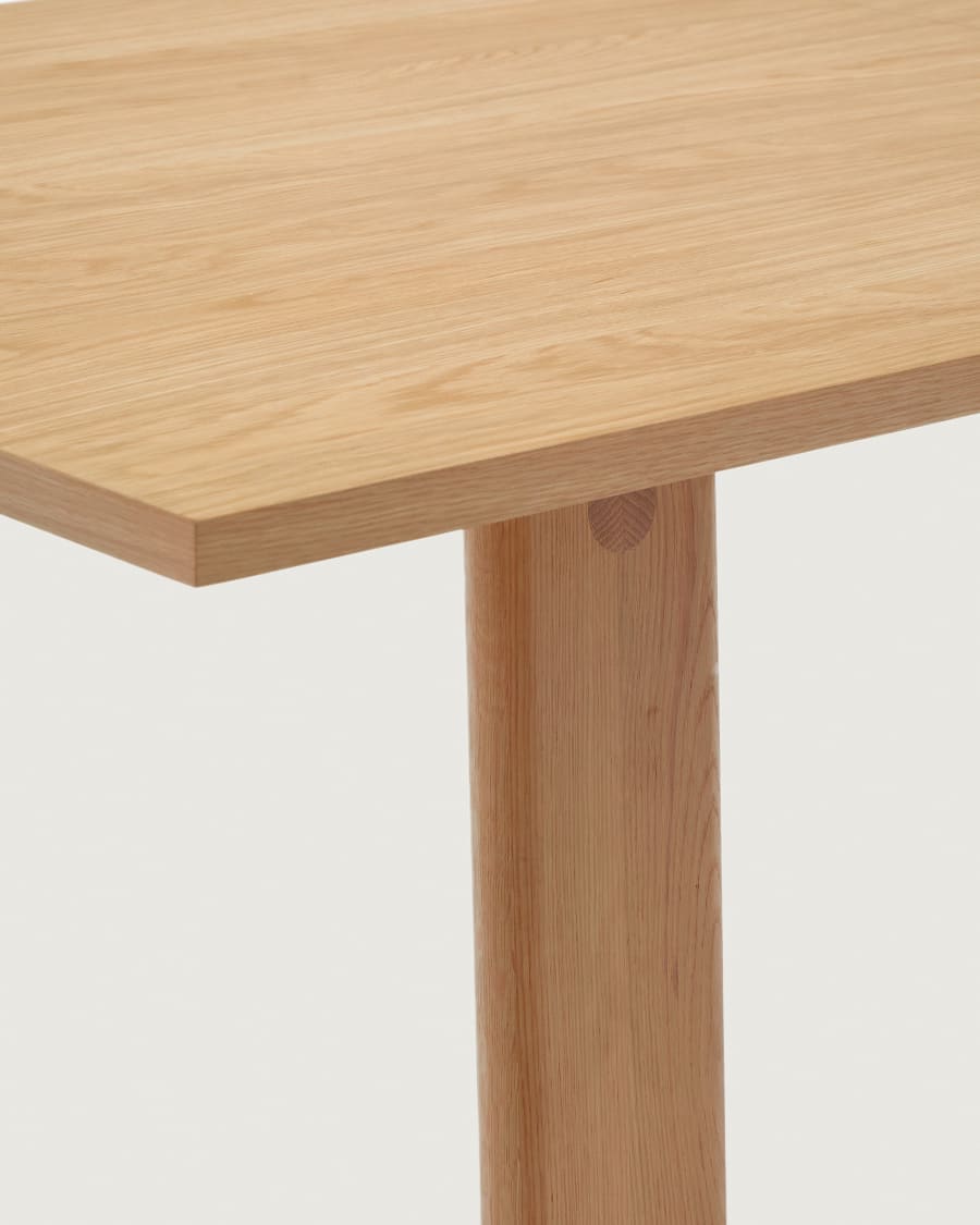 Light Wood Japandi Extendable Table