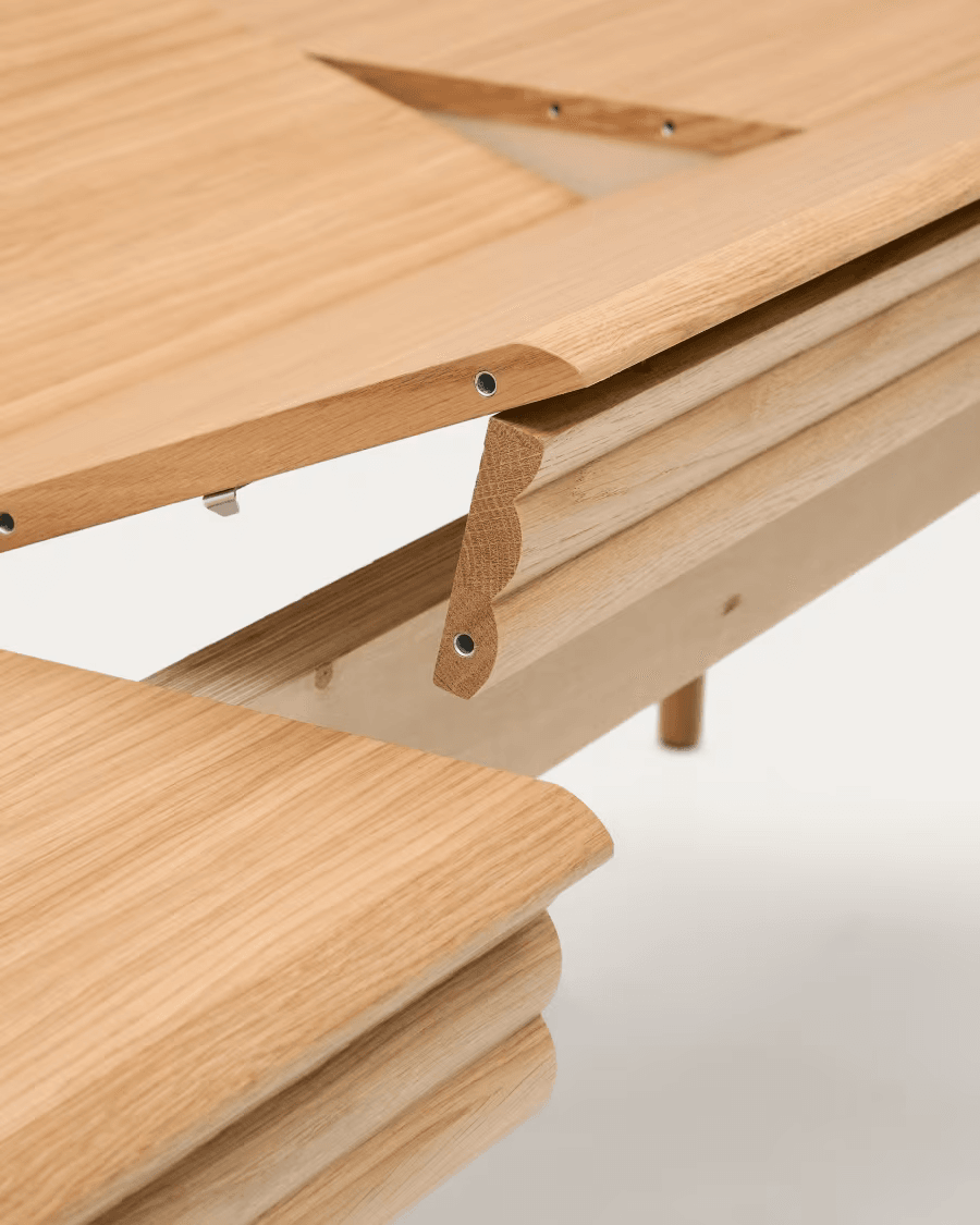 Japandi Wooden Extendable Table