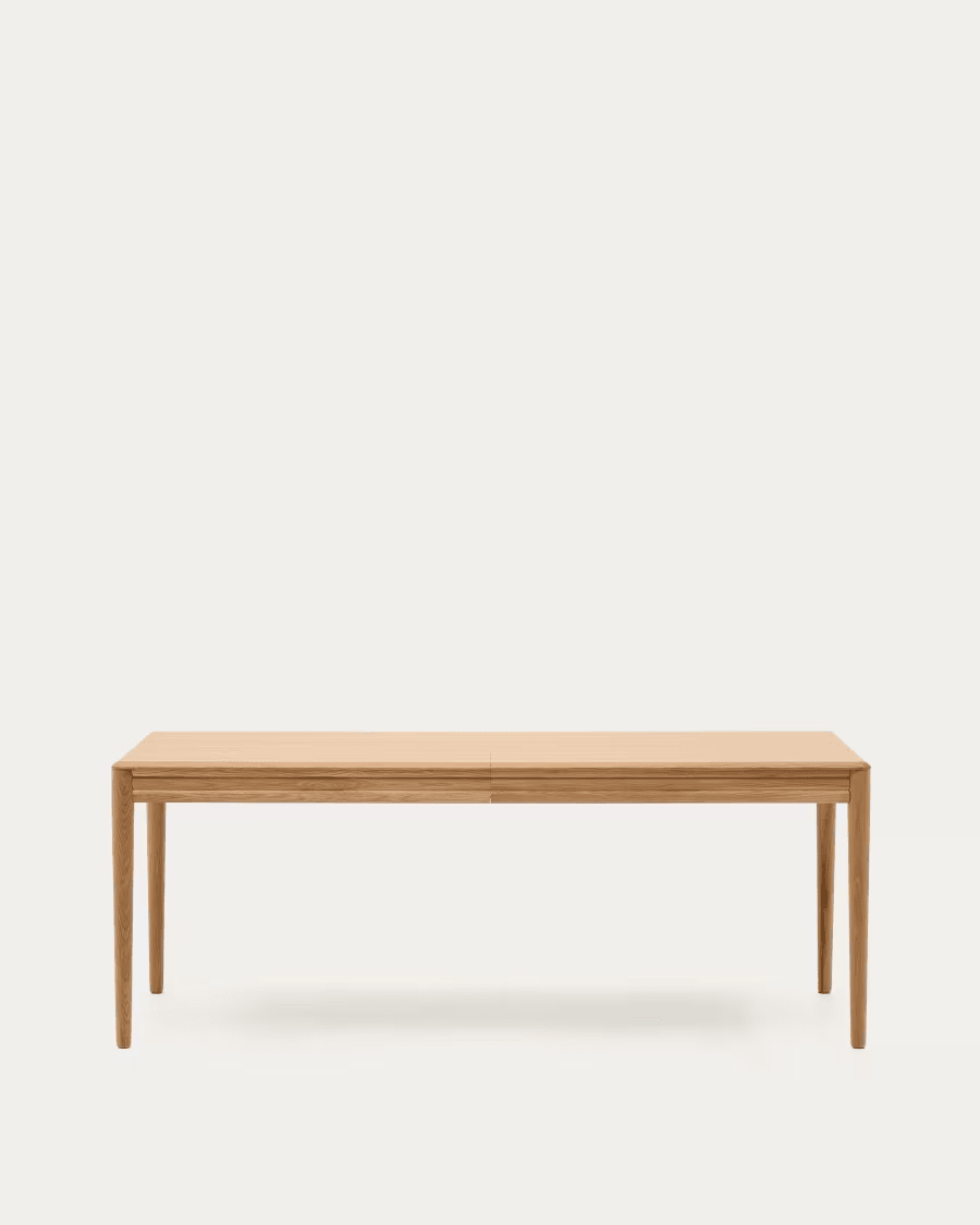 Japandi Wooden Extendable Table